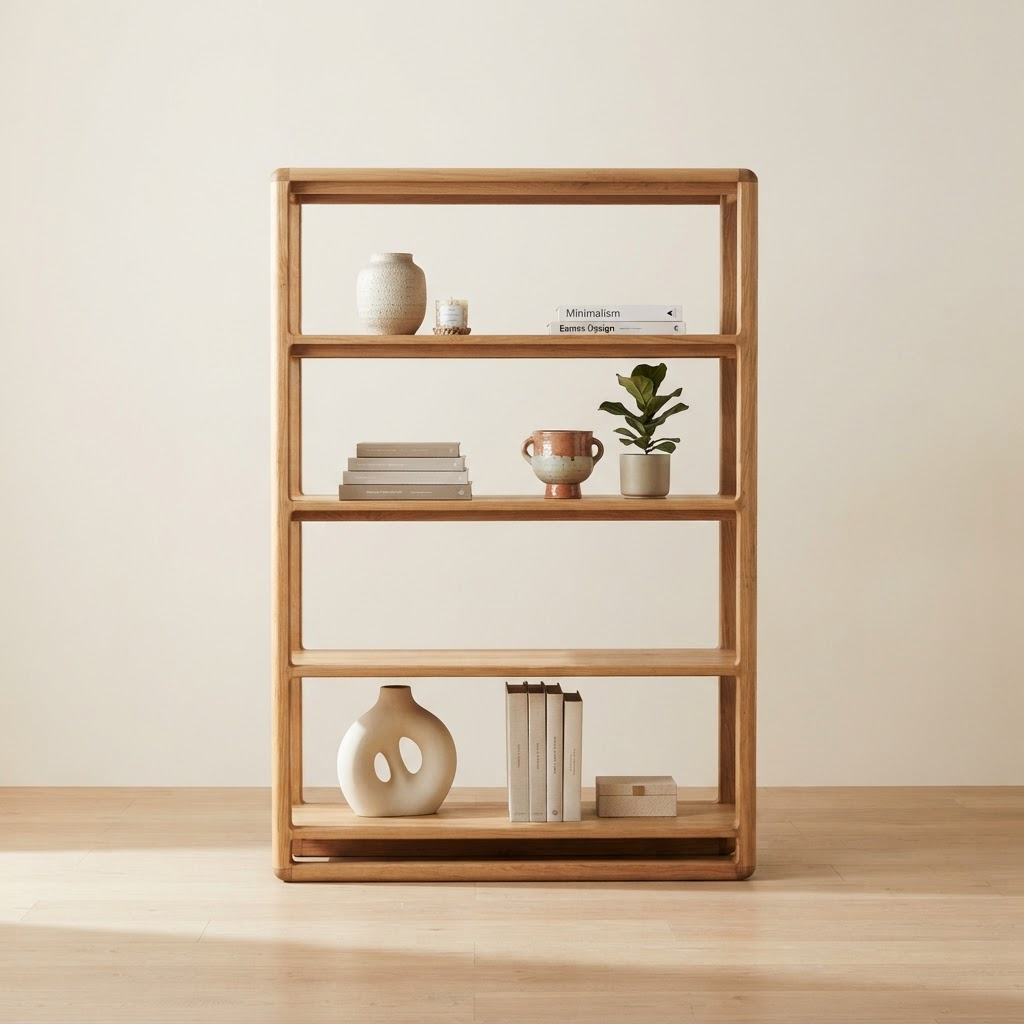 Atrium Oak Bookshelf